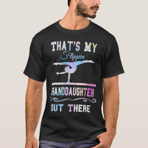 T-shirt Gymnastique Grand-mère Que Ma Flippin Grand-fille