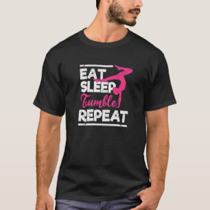 T-shirt Gymnastique Gymnastique Manger Sleep Tumble Répéti