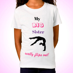 T-Shirt Gymnastique - Ma Grande Soeur Se Déplace Vraiment
