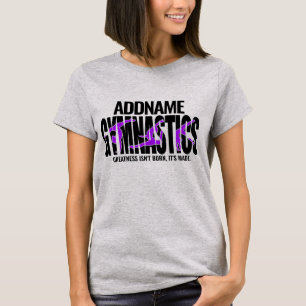 T-shirt Gymnastique NOM Équipe acrobatique Gymnaste à ress