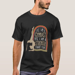 T-shirt Gymnastique plus forte que vous Femmes Fitness Gym