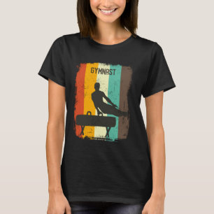T-shirt Gymnastique Rétro 70s Vintage Cheval d'Arçons Homm