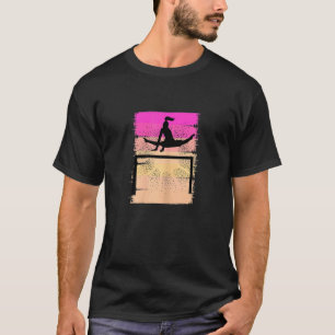 T-shirt Gymnastique rétro Girls Motivational Birthday Acro