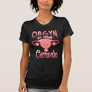 T-shirt Gynécologue obstétricien du Cube Cervix OBGYN