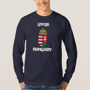 T-shirt Gyor, Hongrie avec armoiries
