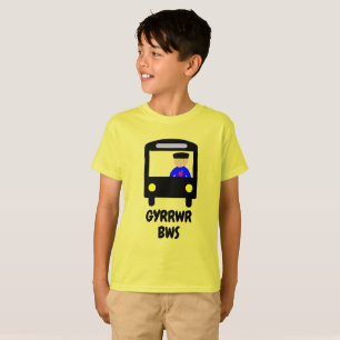 T-shirt gyrrwor bws bus conducteur en gallois