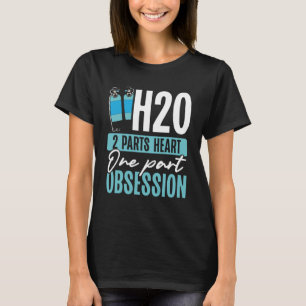 T-shirt H2o 2 Pièces Coeur Une Partie Obsession Natation