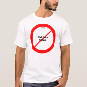 T-shirt H5N1 aucune salade de poulet