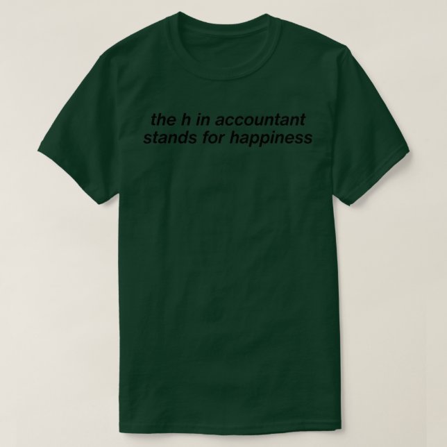 T-shirt H dans le comptable 2 (Design devant)