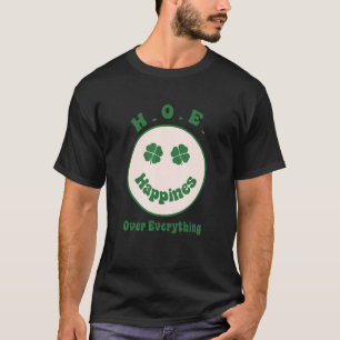 T-shirt H O E Bonheur sur tout Saint Patrick's Da