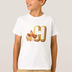 T-shirt H pour Poule