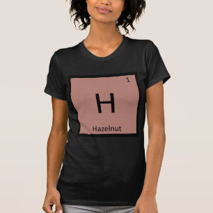T-shirt H - Symbole de tableau périodique de la chimie des