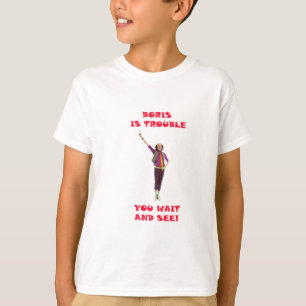 T-shirt Ha ha Hairies - Boris est problème
