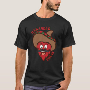 T-shirt Habanero Freak Chili Comic Food Spiciness Funny