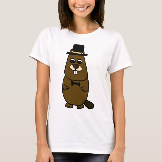 T-shirt Habille Groundhog (Devant)