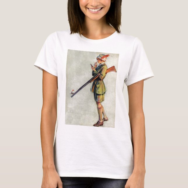 T-shirt Habillé pour la chasse (Devant)