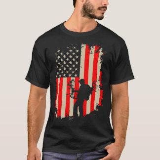 T-shirt Habillement américain de chasse, cadeau pour le