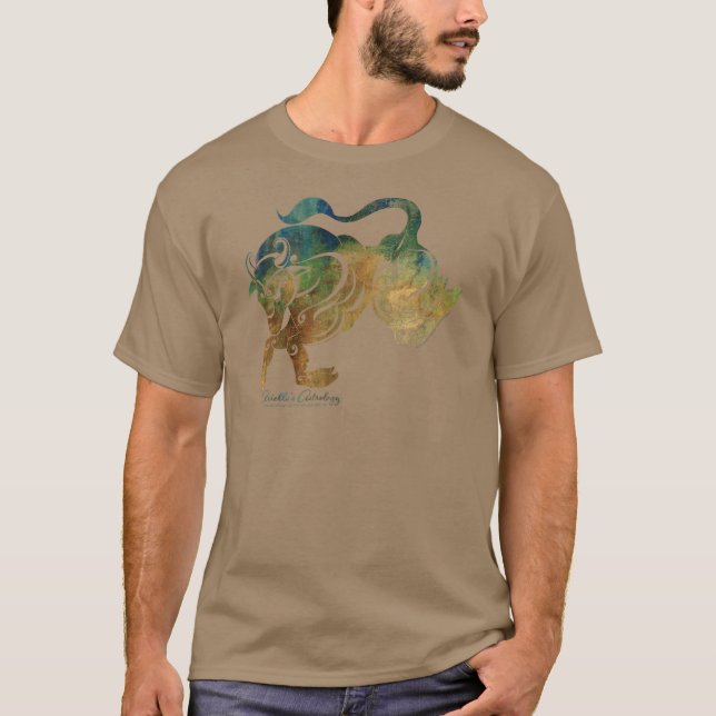 T-shirt Habillement d'astrologie de Taureau (Devant)