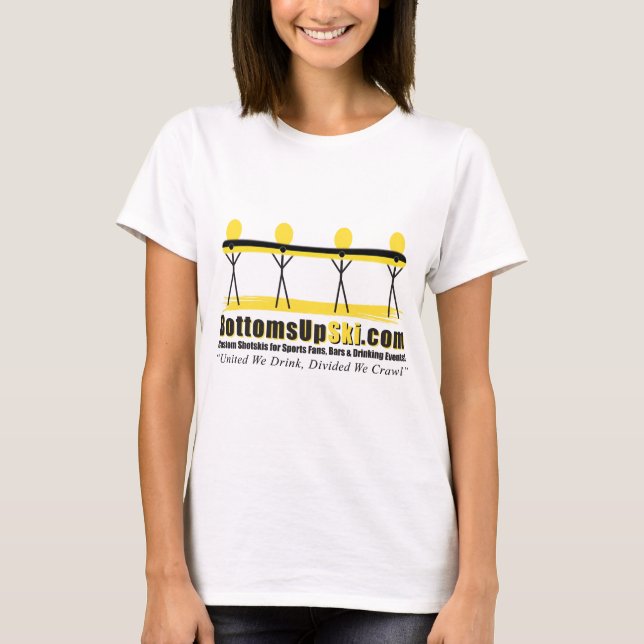 T-shirt Habillement de BottomsUpSki Shotski (Devant)