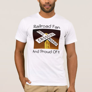 T-shirt Habillement de fan de chemin de fer