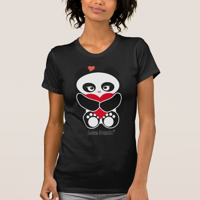 T-shirt Habillement de Panda® d'amour (Devant)