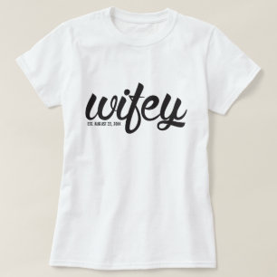 T-shirt Habillement de Wifey