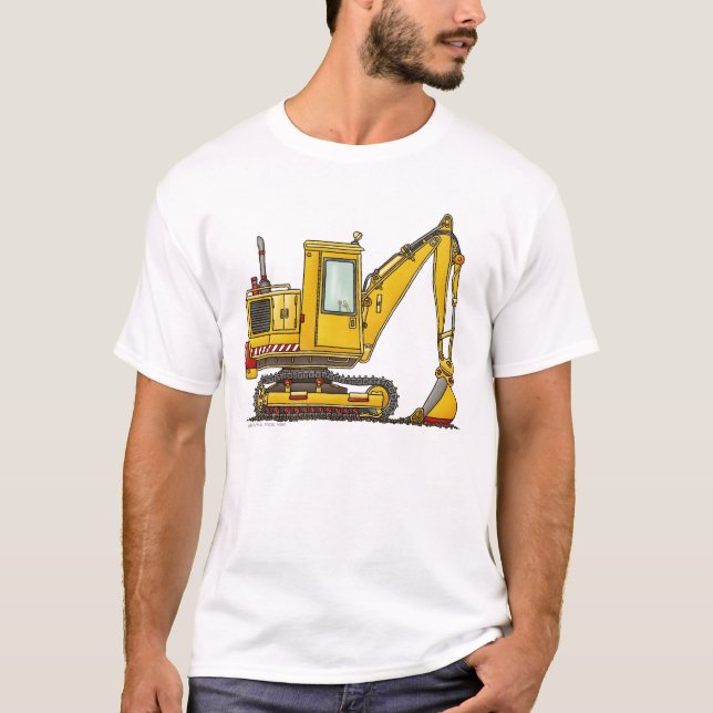 T-shirt Habillement défonceur de construction de pelle (Devant)