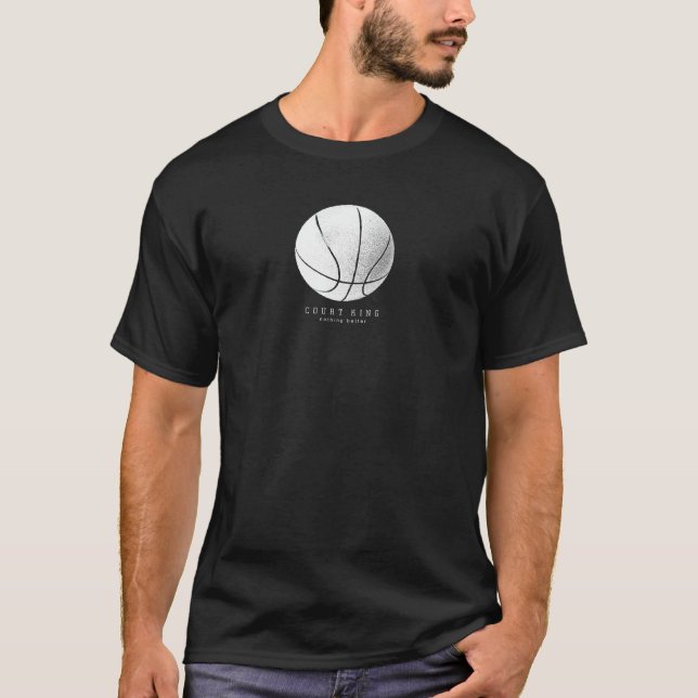 T-shirt Habillement d'obscurité de boule de B (Devant)