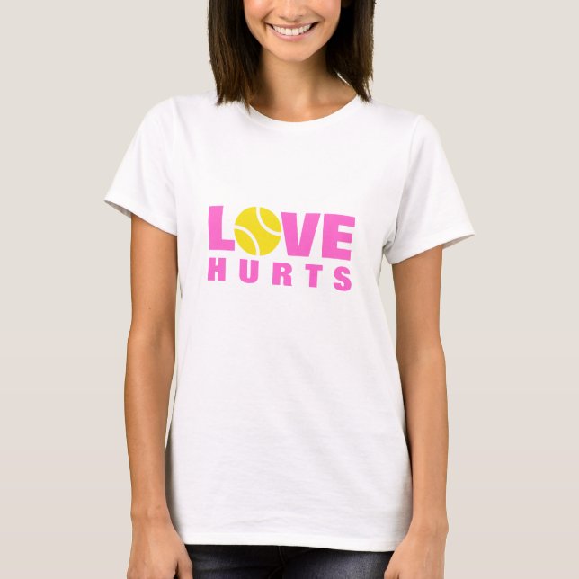 T-shirt Habillement du tennis des femmes - l'amour blesse (Devant)