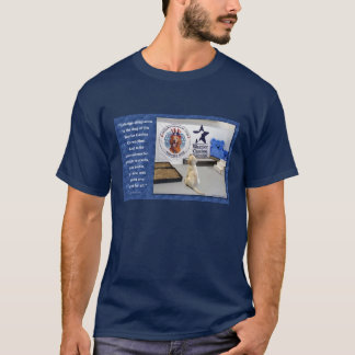T-shirt Habillement foncé (avant) d'engagement de chiot de