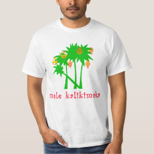 T-shirt Habillement hawaïen de Noël de Mele Kalikimaka