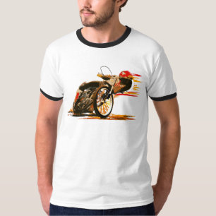 T-shirt Habillement impressionnant de moto de speed-way