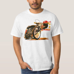 T-shirt Habillement impressionnant de moto de speed-way