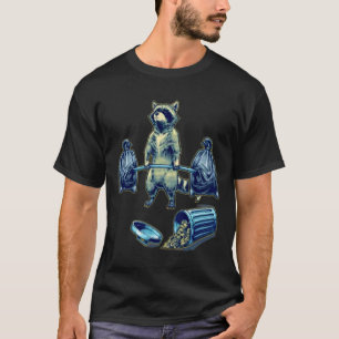 T-shirt Habillement Raccoon Poids Bodybuilding Convient