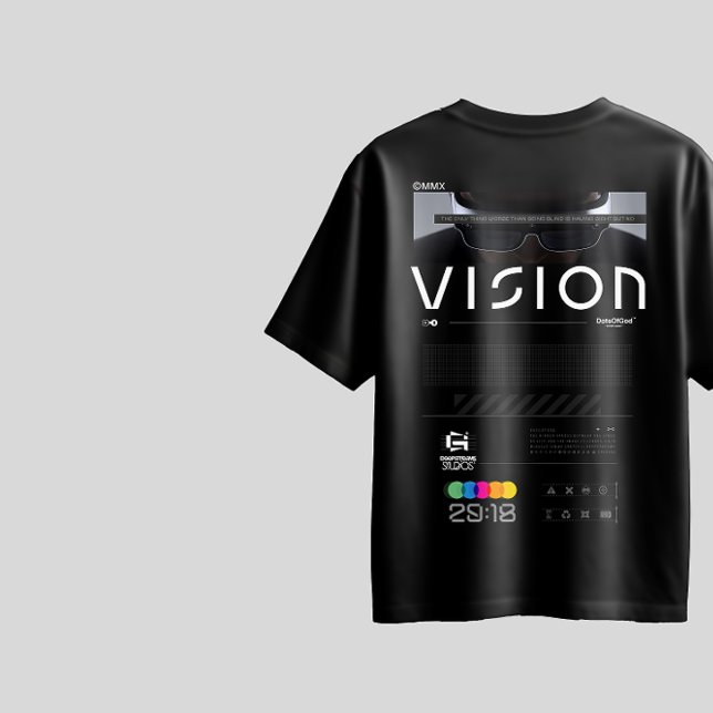 T-SHIRT HABITAT (The perspective of life is a matter having vision.)