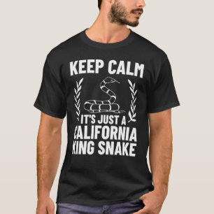 T-shirt Habitat blanc élevé du serpent de Californie
