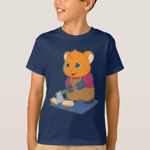 T-shirt Hache de bûcheron de hamster forêt