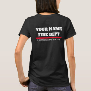 T-shirt Haches croisées par ÉPOUSE de SAPEUR-POMPIER (no