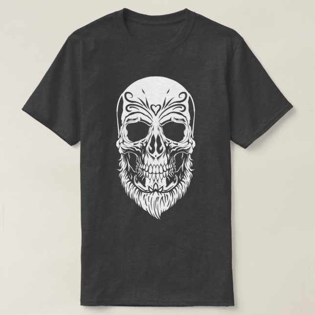 T-shirt Hacheur de barbe Hommes Plein hards de barbe Porté (Design devant)