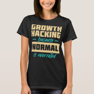 T-shirt Hacker de croissance par jour Unicorn Tamer par nu