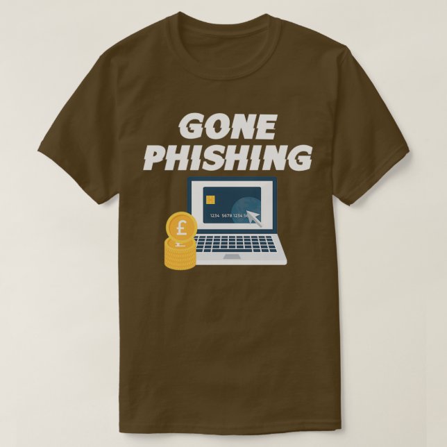 T-shirt Hacker de hameçonnage 1 (Design devant)