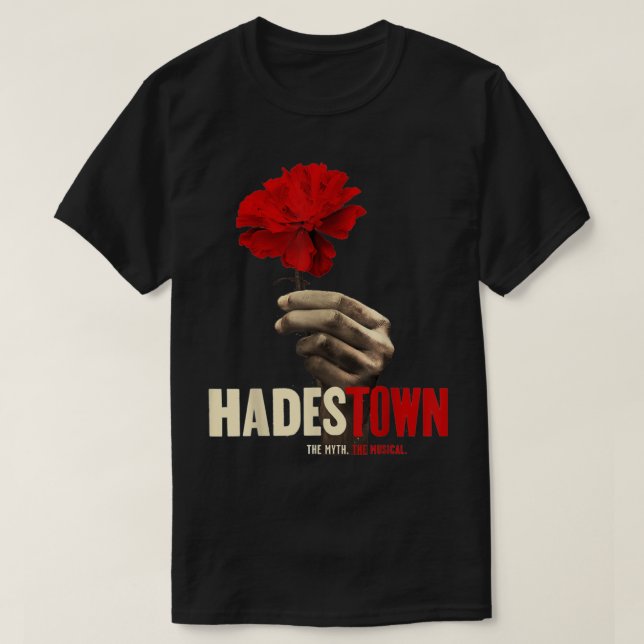 T-shirt Hadestown - Fleur Hadestown - Hadestown La Musique (Design devant)