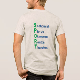 T-Shirt Hafer Mann SPORT WASHINGTON Tri-Blend Shirt