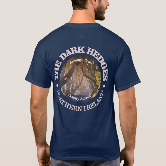 T-shirt Haies sombres (rd) (Dos)