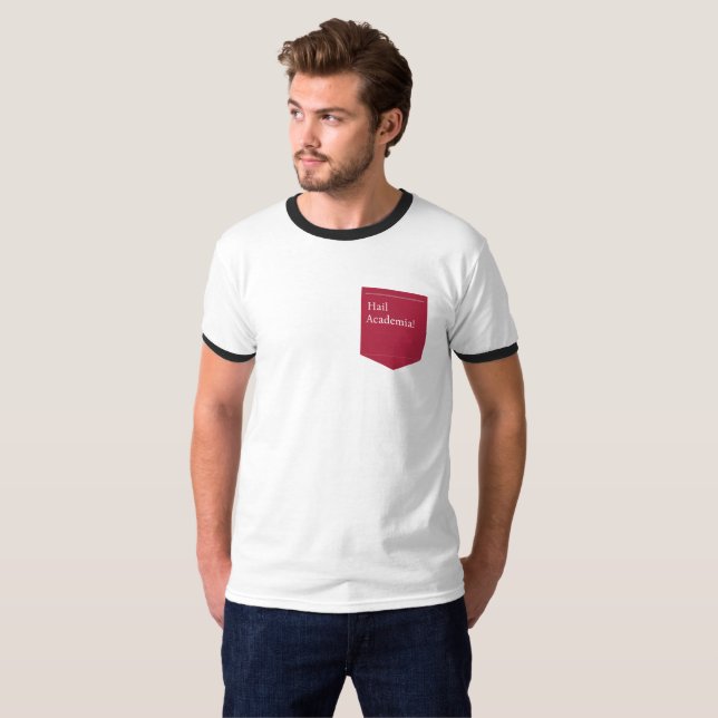 T-shirt Hail Academia Ringer (Devant entier)