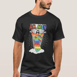 T-shirt Hail Gay Satan LGBT Goth Gay pride Funny Hail Gay