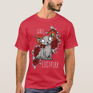 T-shirt Hail Lucipurr kitten démon