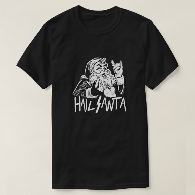T-shirt Hail Père Noël Relaxé (Design devant)