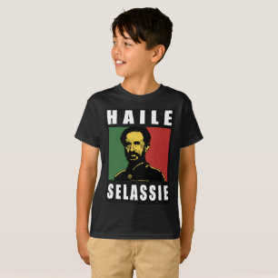 T-shirt Haile Selassie Empereur - Reggae - Kids