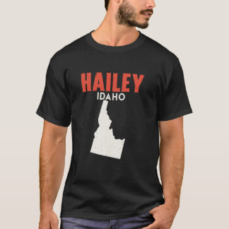 T-shirt Hailey Idaho USA State America Travel Idahoan